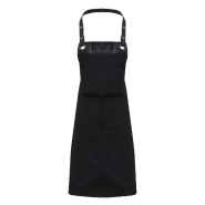 Tablier à bavette Espresso - PR123 - Simili-cuir, réglable, 4 couleurs disponibles_1