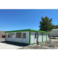 Bungalow bureau de chantier - Location et vente - Toutes dimensions disponibles de 1 à 20 unités jumelées ou non_1