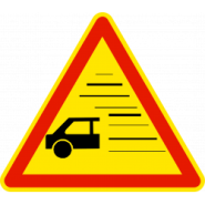 Panneau de danger AK32 - Annonce de nappes de brouillard ou de fumées épaisses_1