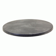 Plateau de table rond Topalit Ø60 - DARK SLATE_1
