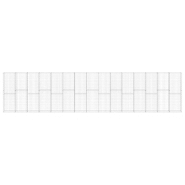 Vidaxl mur en gabion avec couvercles acier galvanisé 900x30x200 cm 147819_1