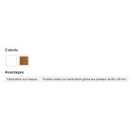 Clôture PVC CL 13 B / Type 03 B - CG Pro - Barreaudage horizontal par lames PVC avec renfort métallique et lisses 100x20 mm_1