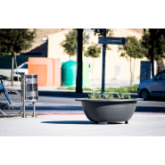 Jardinière Esferica UM1100M - acier avec traitement Ferrus résistant à la corrosion_1