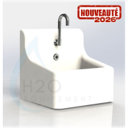 Lave-main médical à commande fémorale pour un déclenchement d'écoulement d'eau sans contact - Mini HAND ONE_1