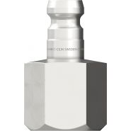 Séries 321 - Coupleur en laiton nickelé CEJN - Débits élevés et connectable d'une seule main_1