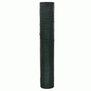 Vidaxl grillage pour volière acier galvanisé 1 x 25 m vert 140440_1