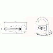 Arceau de parking motorisé 24V ABMATIC - Référence DA0327 - Alimentation filaire et options de commande_1