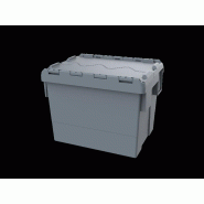 Bac navette économique - 190436 – Gris - 600 x 400 x 320 mm_1