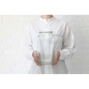 Bocaux en verre WECK 3000 ml Ø 100mm - Avec couvercles en verre et joints (clips non inclus) - Réf. WN000048_2