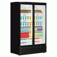 Vitrine réfrigérée Atom Maxi C2DB - 1.58 m², 2 portes vitrées, 10 tablettes, garantie 2 ans_1