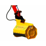 Outil de débroussaillage compatible avec mini-pelles