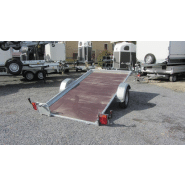 Remorque plateau basculant tous usages - Lider 40380 - 1 essieu 1100 kg - acier galvanisé - PTC 1000 kg_1
