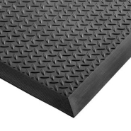 Tapis pour Production alimentaire - Anti-fatigue, Noir - Cushion Flex® 489 Notrax_1
