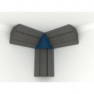 Cubes de coin - absorbeur de bruit EQ Acoustics - mousse acoustique 30cm x 30cm x 30cm_1