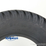 Pneu pour espace vert - 18×6.50-8 - 4 plis - Profil gazon - Charge max 310kg - Tubeless ou chambre à air_1