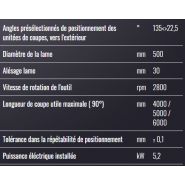 Sw 453 Reverse Garda-3 - Tronçonneuse à double tête Mecal - Alésage lame 30 mm - Positionnement électronique et coupe utile jusqu'à 6000 mm_1