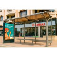 Abri pour arrêt de bus - Longueur 4,10 m