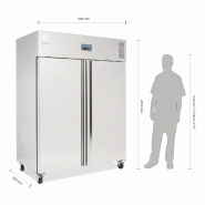 Armoire réfrigérée positive GN 2 portes 1300L Série U U634 Polar_1