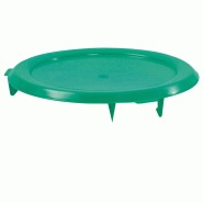 Couvercle plat pour conteneur alimentaire HACCP 75L Gilac - Vert_1