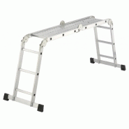 Échelle transformable articulée aluminium HAILO - 12 échelons, hauteur 3.65 m_1