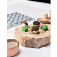 Mushroom - Moule en silicone Gourmand Horeca Pavoni Italia - 20 empreintes_1