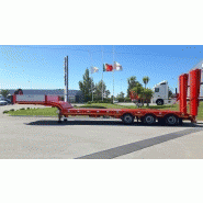 Remorque porte-engins / ptac 54t / 3 essieux / plateau extensible / 11.9 x 2.55 m_1