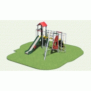 Structure de jeux combinées inox - 2 tours - Gamme Neo - NEO21202I - CREA Equipements_1