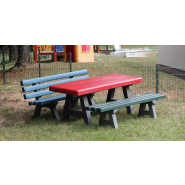Table publique enfants CANETTI - Plateau fermé - Longueur 150 cm - ADS Equipements Eurl_1