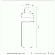 Filtre à eau profine silver small - filtration bactériostatique charbon actif ions argent et sédiments 0.5 microns_1