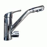 Robinet de cuisine mitigeur 3 voies dauphin chromé_1