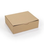 Boîte d'expédition simple cannelure brune 36x28x11cm - par 20 - Protection renforcée - Fabriquée en France_1