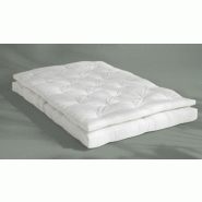 Canapé d'extérieur convertible Buckle-Up - couleur blanc - matelas 2 places en polyester et dralon hydrofuge_1