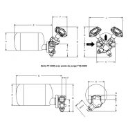 Dispositif de purge compact et léger pour pressions jusqu'à 465 psi