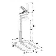 Lève-palette MBRA - Boscaro France - capacité 1000 à 3000 kg - dents 1200 mm_1