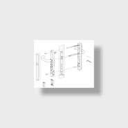 Poignée électronique Mifare ZX-WEL7300 - Système de contrôle d'accès pour hôtels et foyers_1