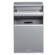 Réf. 56153 Kopa - cendrier corbeille mural 2L/15L - Rossignol - gris - fabrication française et recyclable_1