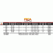 Rôtissoires à gaz à broches FECA - acier inoxydable - modèles 630 et 840 sur roulettes_1