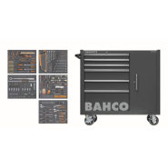 Servante d'atelier complète 187 outils pour la maintenance générale - 6 tiroirs extra larges - 1475KXL6CBK-FF6_1