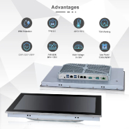 Panel PC industriel fanless 15.6