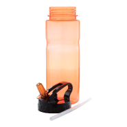 Gourde de sport en plastique - Bec-verseur - Tritan sans Bisphénol A - 650 ml - Couleur orange_1