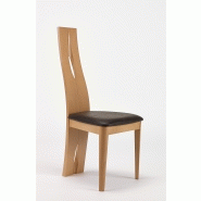 Chaise Ellipse en bois massif - moderne, fabrication française, avec finitions personnalisables_1