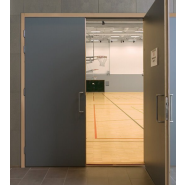 Porte coupe-feu 30 mn - Feu 30 minutes simple action - blocs-portes feu EI30 ou EI60 avec condamnation - 1 vantail,2 vantaux_1