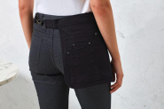 Tablier de travail taille 'Métro' - Réf: PR138 - Toile de coton résistante avec poches style jean et zippée_1