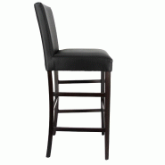 Chaise haute de restaurant Seville - NOIR_1