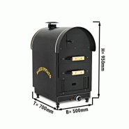Four à pommes de terre à gaz 2 tiroirs - H 950 mm_1