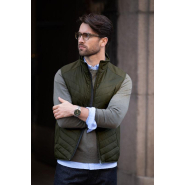 Gilet hybride - Isolation en fibre Sorona® Aura - Benton Homme - Bleu marine - Nimbus_1