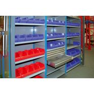 Rayonnage d'archives tubulaire fixe - rangement pour boîtes, dossiers suspendus et classeurs_1