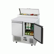 Saladette réfrigérée 5GN1/6 positive 2 portes 300L ATOSA_1