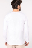 T-shirt col rond manches longues homme - Kariban - Réf: K3016 - 97% coton / 3% élasthanne_1
