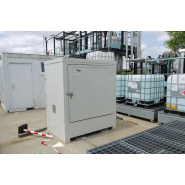 Armoire de stockage pour fût monobloc en acier sur rétention - AGEC_1